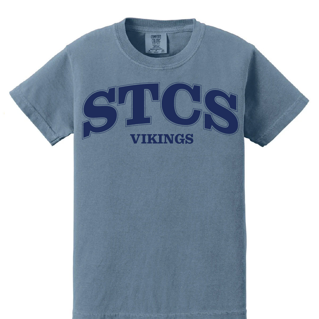 STCS Letters Tee Denim
