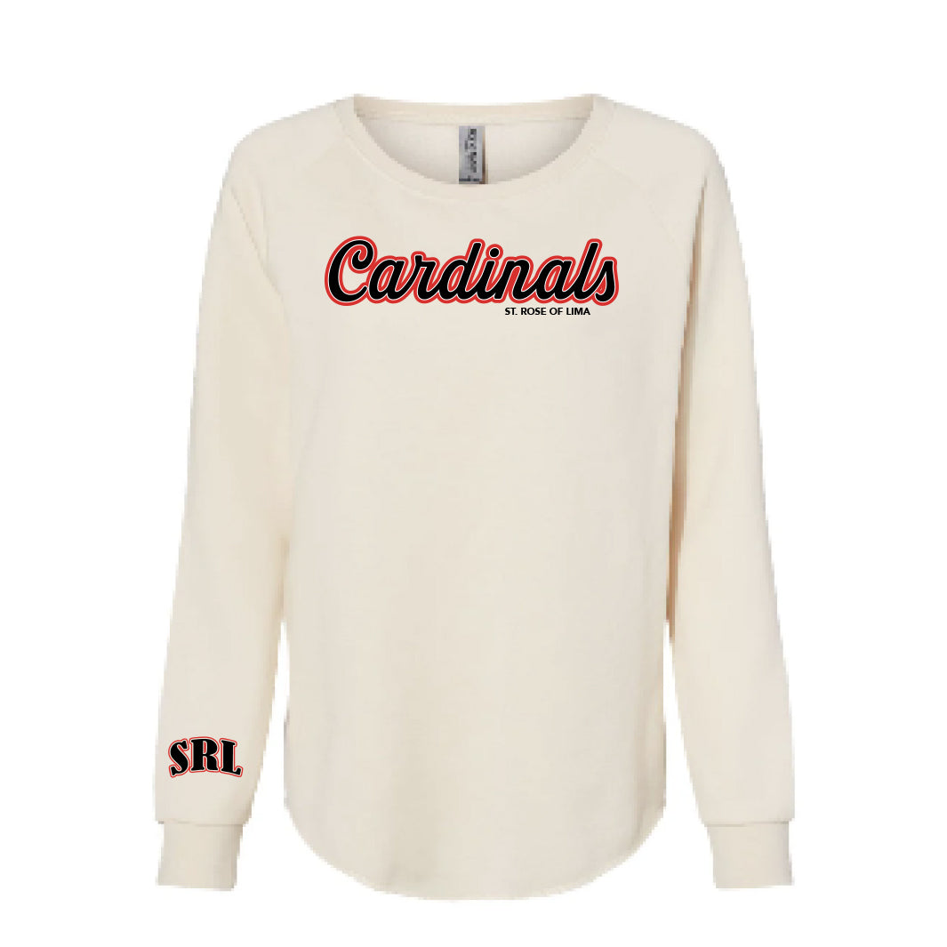 SRL Women's California Wave Wash Crewneck Sweatshirt