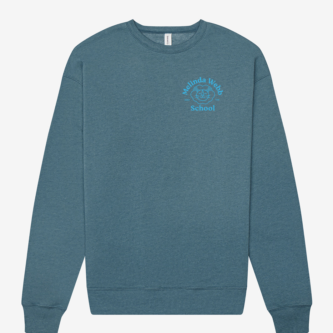 Raglan Sweatshirt Heather Deep Teal