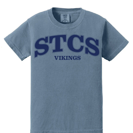 STCS Letters Tee Denim