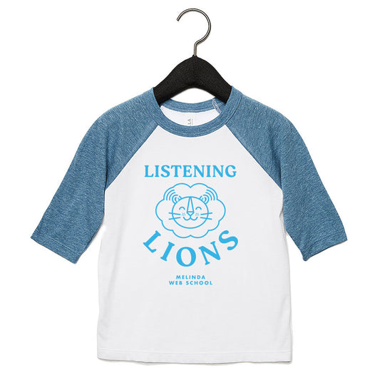 Listening Lions Baseball Tee
