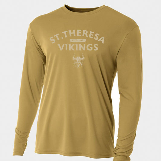 Viking Cooling Performance Long Sleeve Crew, Gold