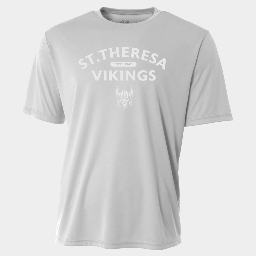 Viking Cooling Performance Short Sleeve Crew, Silver