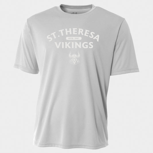 Viking Cooling Performance Short Sleeve Crew, Silver